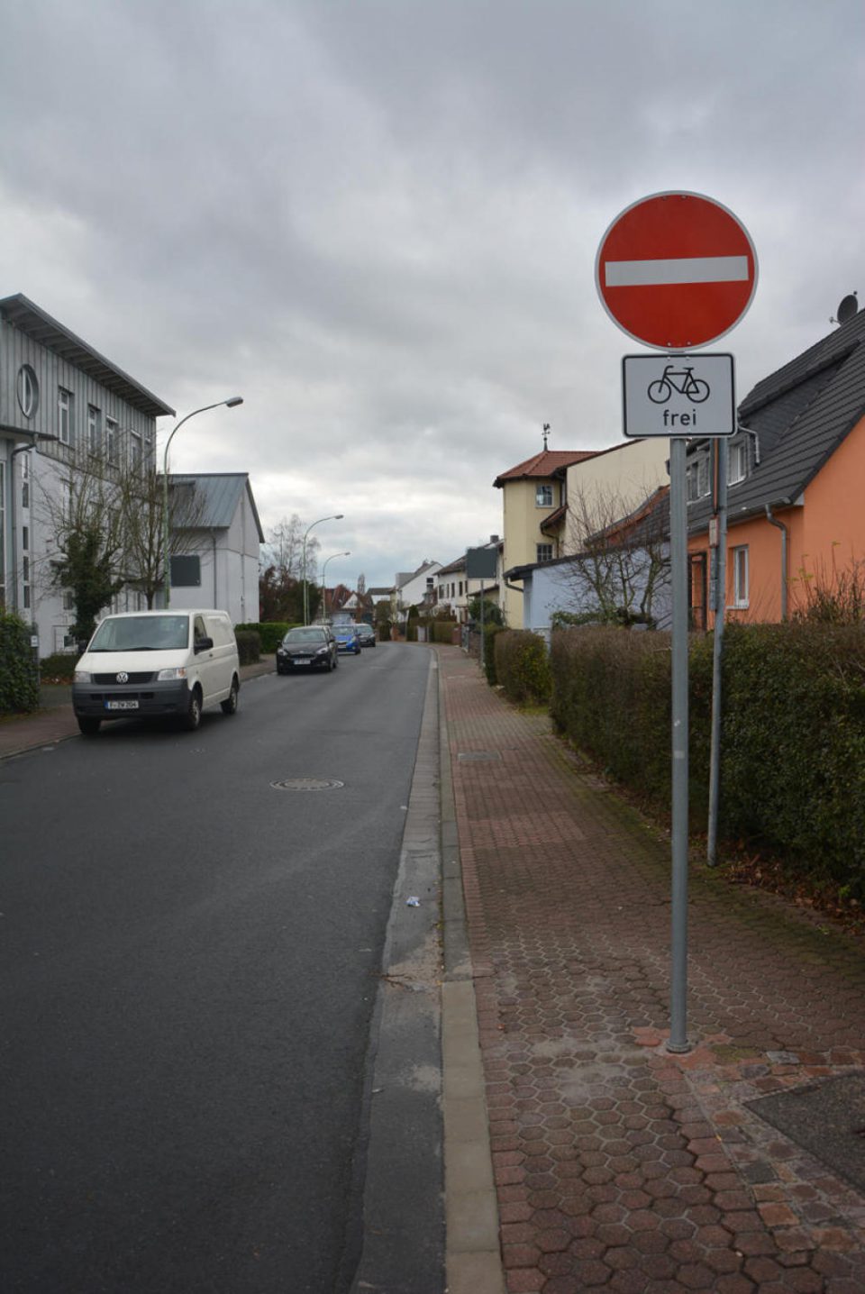 fahren entgegen der fahrtrichtung fahrrad straße